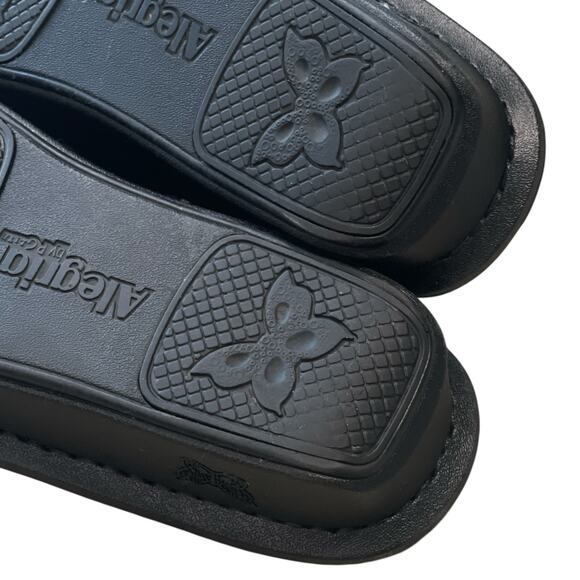 Alegria Carina Tectonic Leather Platform Thong Sandals Size EU 38 US 8-8.5 - Picture 3 of 11